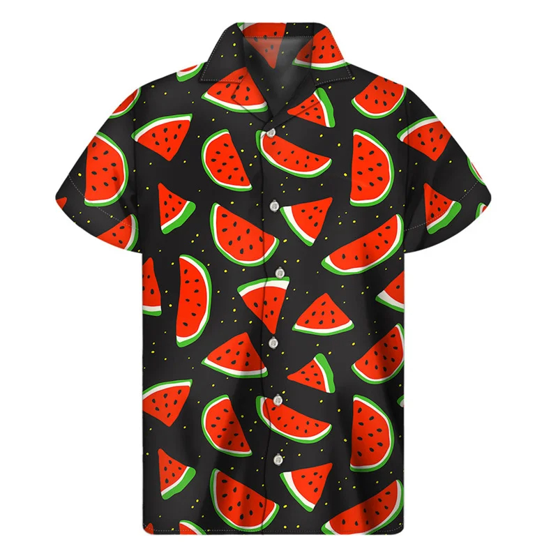 3D Printing Cancer - Tropical Watermelon Graphic Hawaiian Shirt Summer