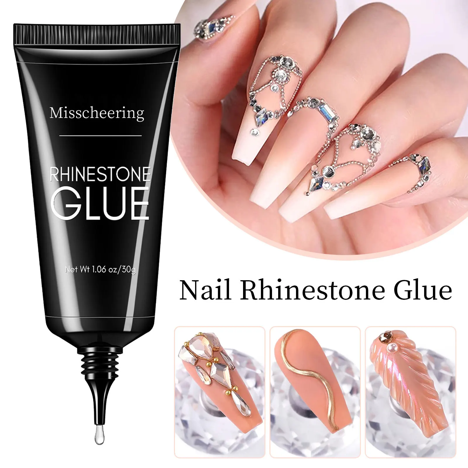 3D Printing Jewellery - Nail Rhinestone Glue Gel for Decoration