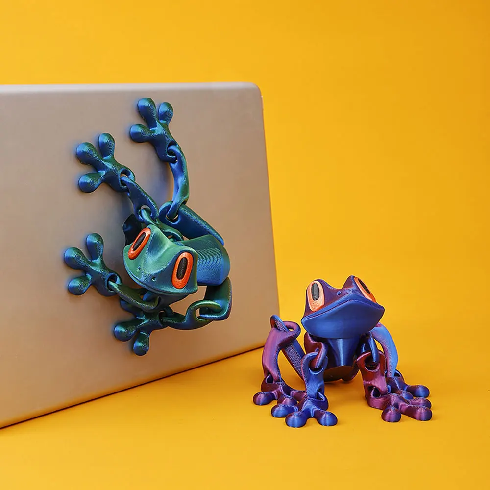 3D Printing Lizard - 3D Printing Simulation Tree Frog Joint