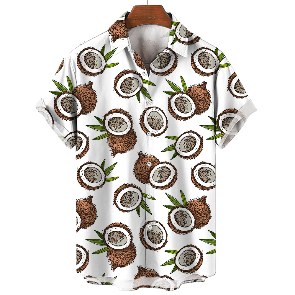 3D Printing Cancer - Hawaiian Shirt Men 3D Fruit Print