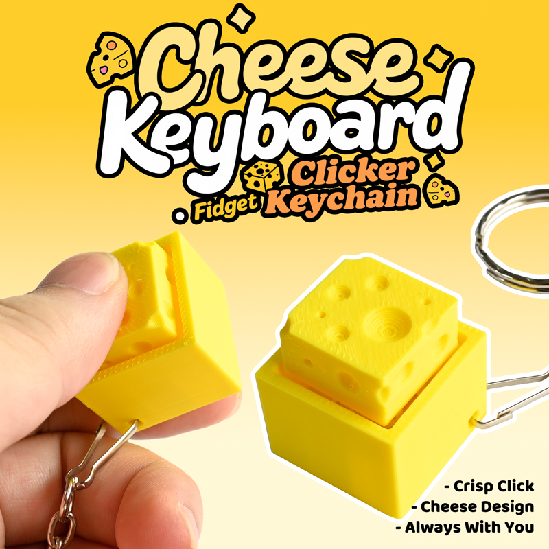 3D Printed Cheesy Key Fidget C - đánh giá và giá 3D Printing Toys