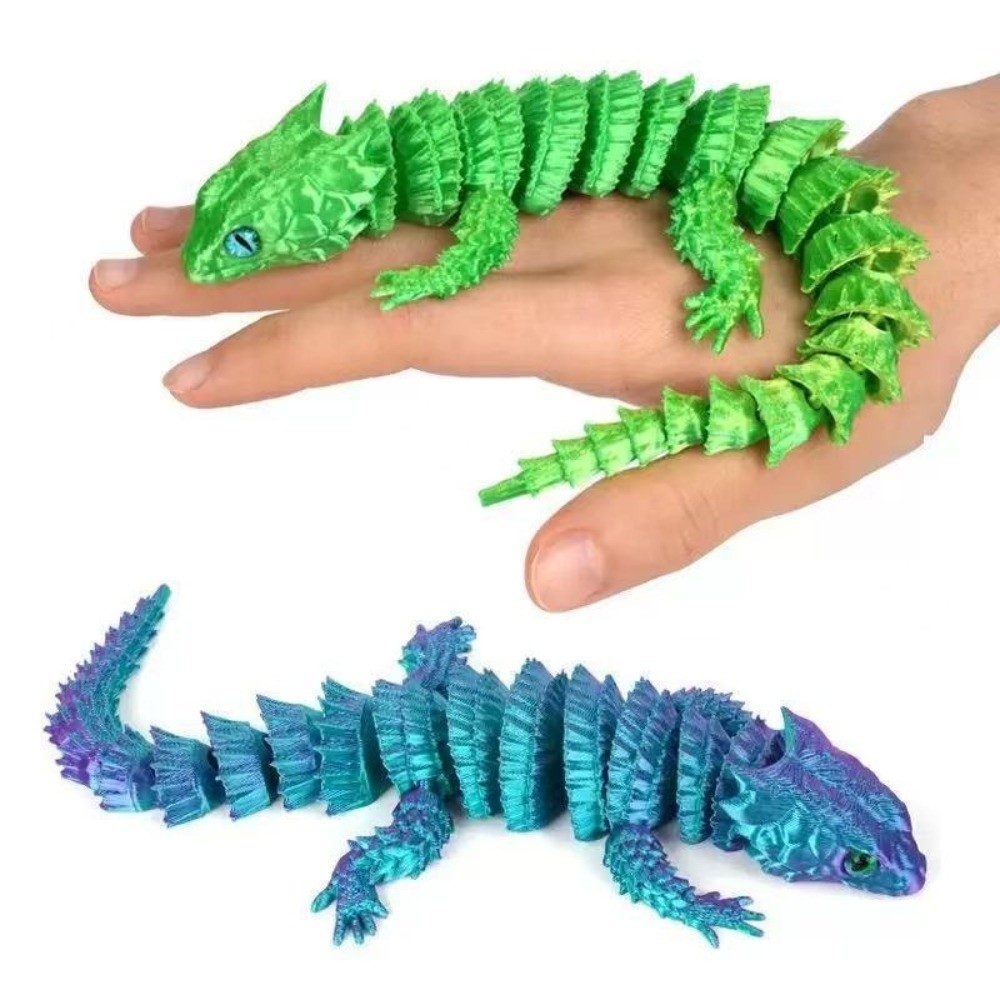 Movable Joints 3D Printed Liza - đánh giá và giá 3D Printing Lizard