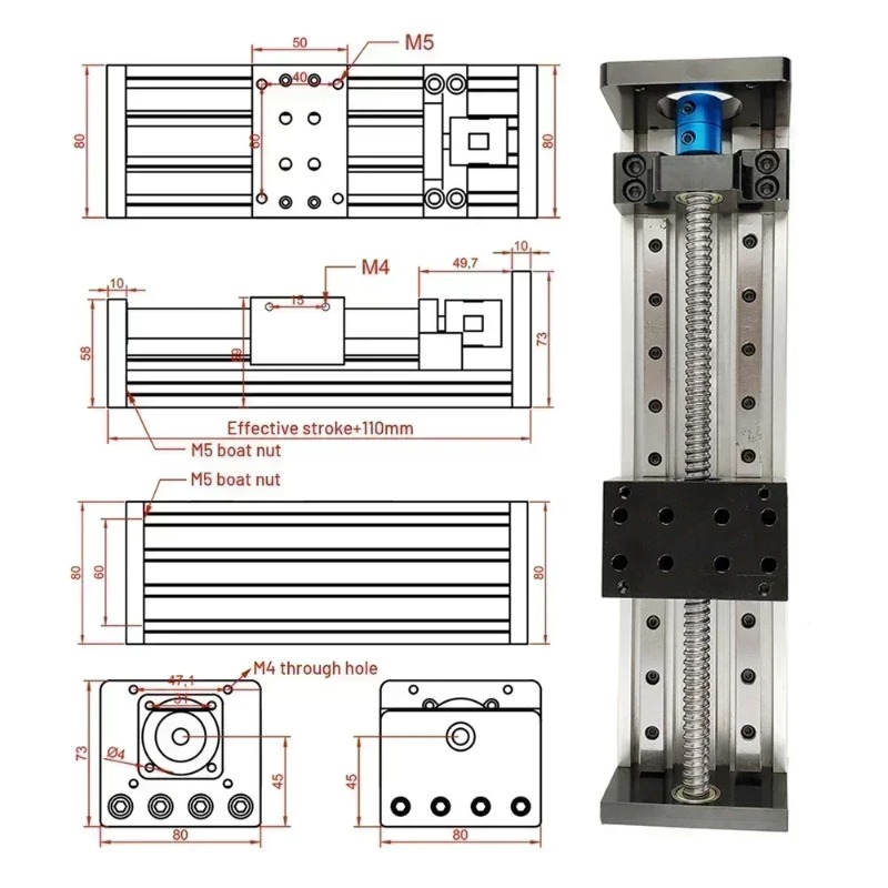 【specialized】CNC Ball Screw Li - đánh giá và giá Linear Guide Rail