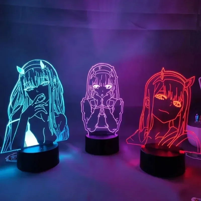 Zero Two Anime Night Light Act - đánh giá và giá 3D Printing Figure