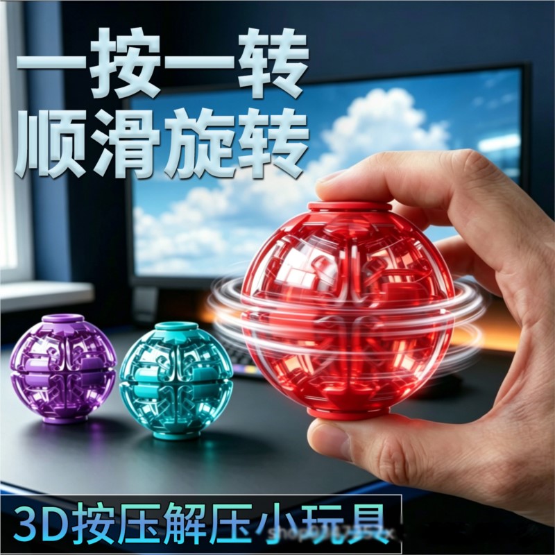 Stress Relief Ball Smooth Spin - đánh giá và giá 3D Printing Table