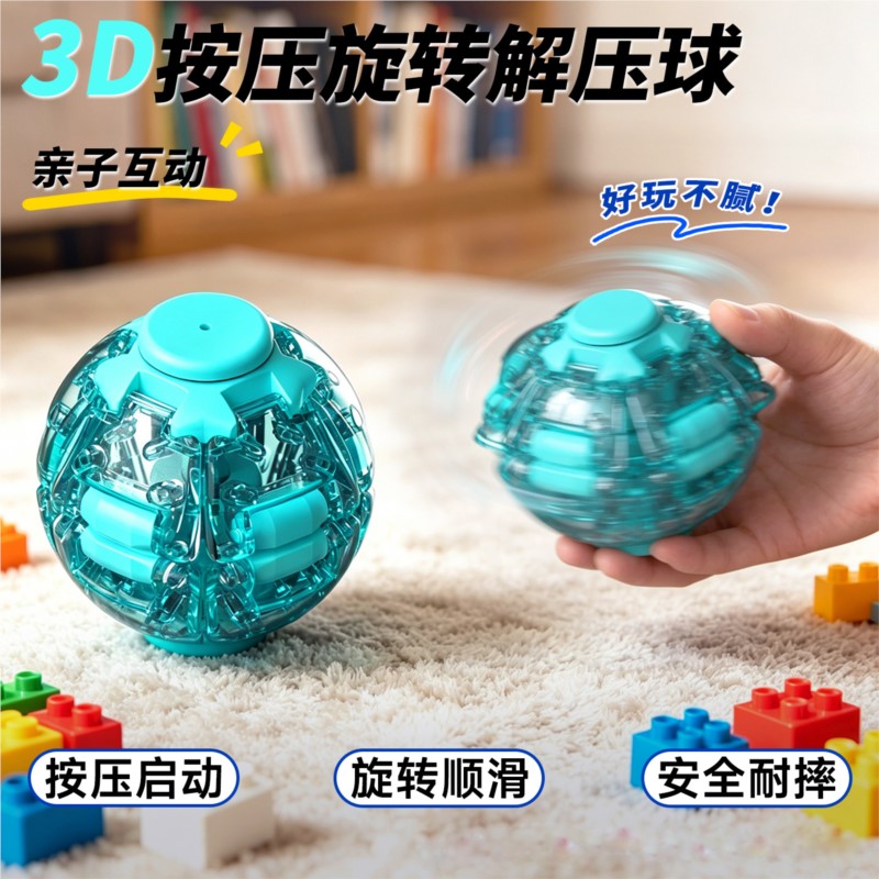 Stress Relief Ball Smooth Spin - đánh giá và giá 3D Printing Table