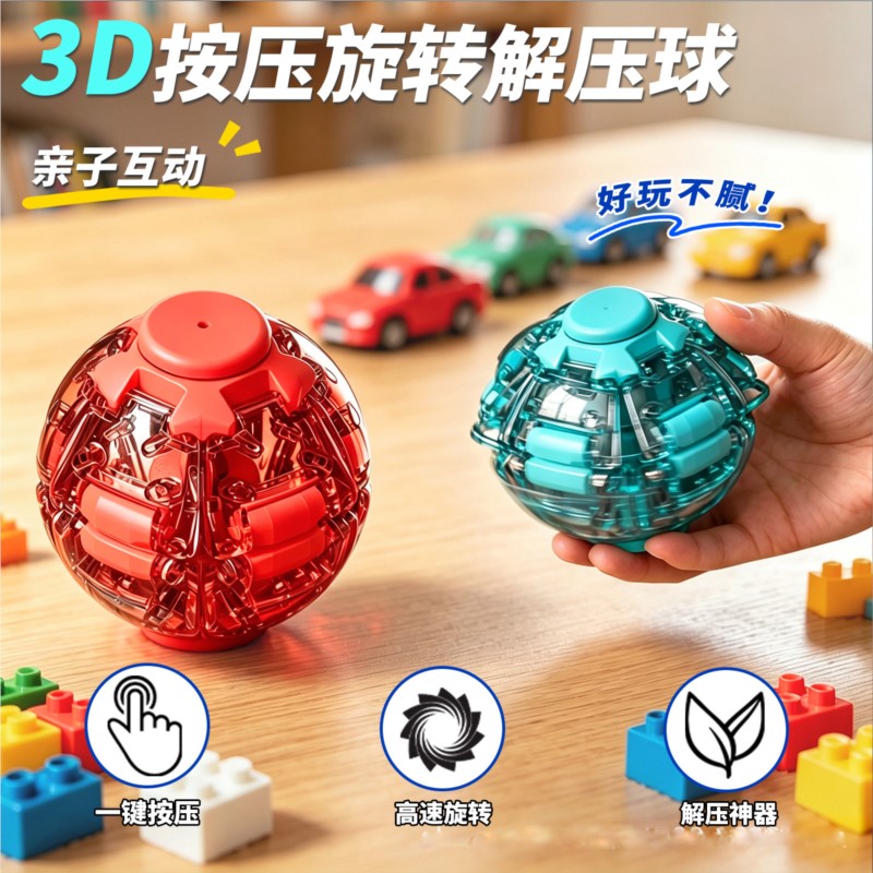 Stress Relief Ball Smooth Spin - đánh giá và giá 3D Printing Table