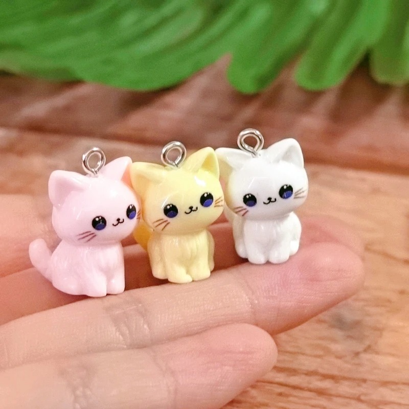 10pcs 3D Kawaii Happy Cat Resi - đánh giá và giá 3D Printing Earrings