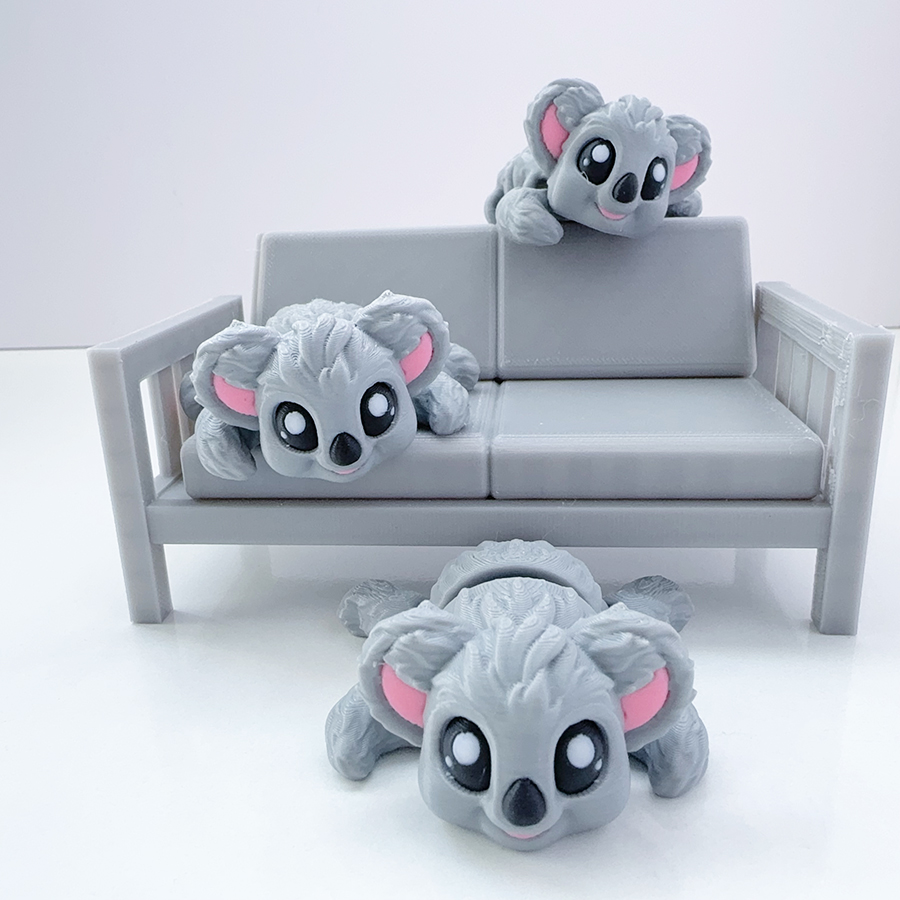 3d Printed Cute Koala Model, P - đánh giá và giá 3D Printing Lizard