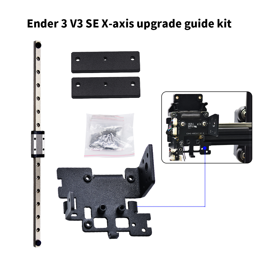 Ender-3 V3 SE Y-axis Dual Line - đánh giá và giá 3D Printing X Axis