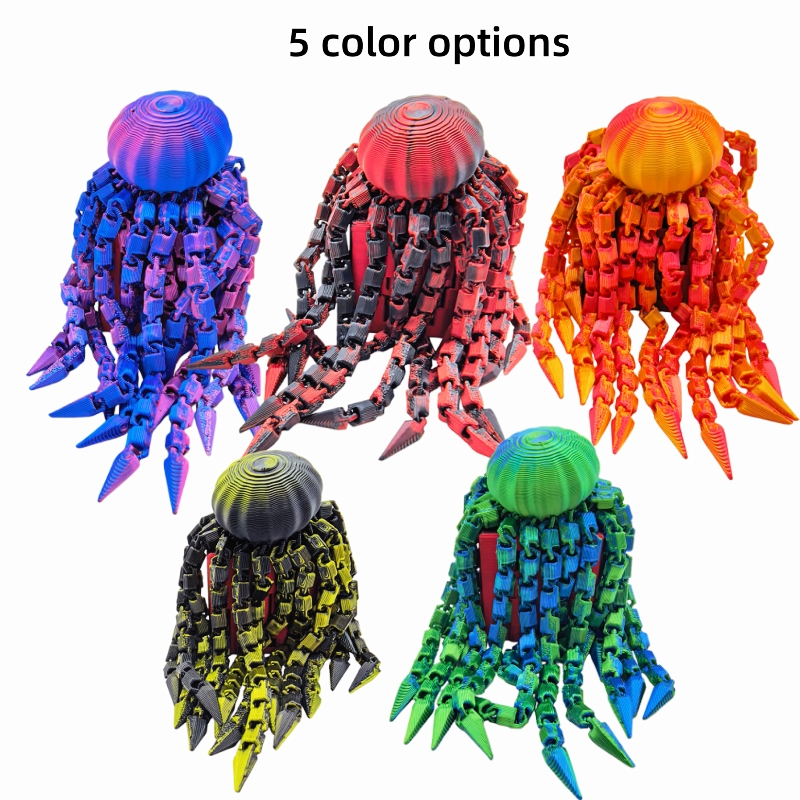3/5 Pcs Jellyfish Model, Reali - đánh giá và giá 3D Printing Lizard
