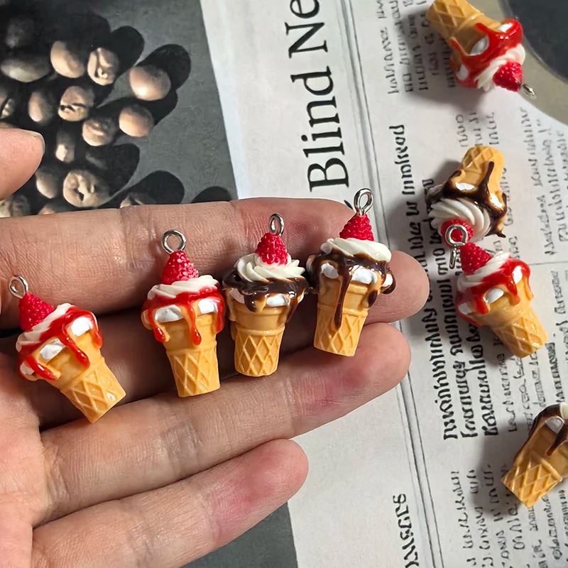 10Pcs 3D Mini Simulated Strawb - đánh giá và giá 3D Printing Earrings