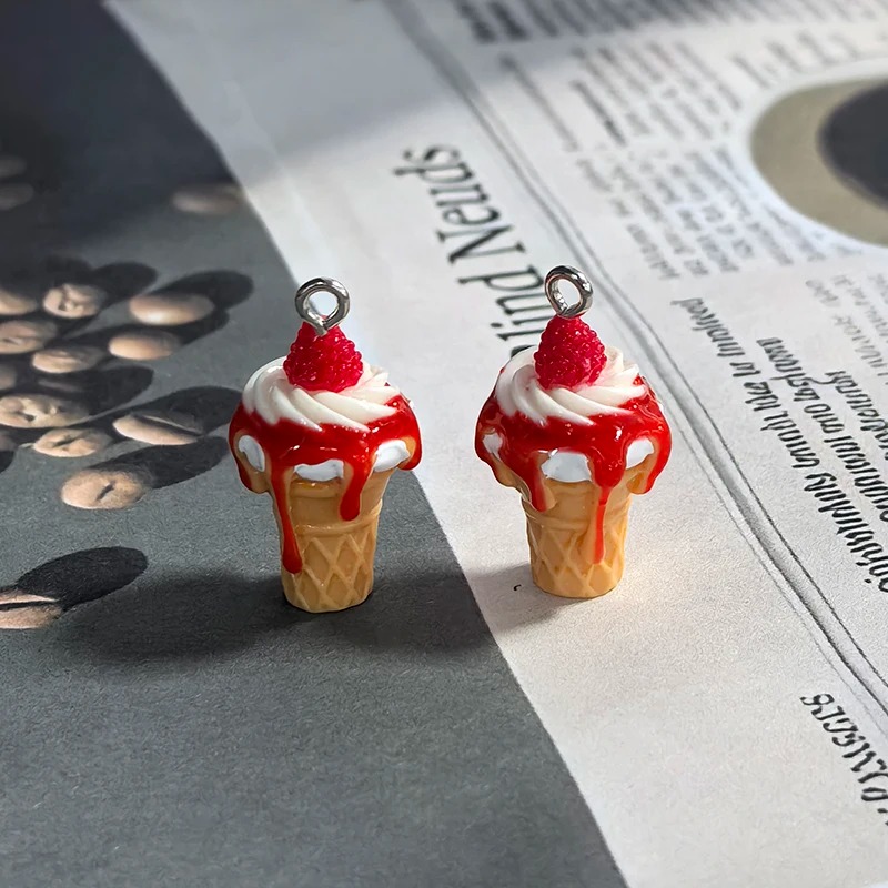 10Pcs 3D Mini Simulated Strawb - đánh giá và giá 3D Printing Earrings