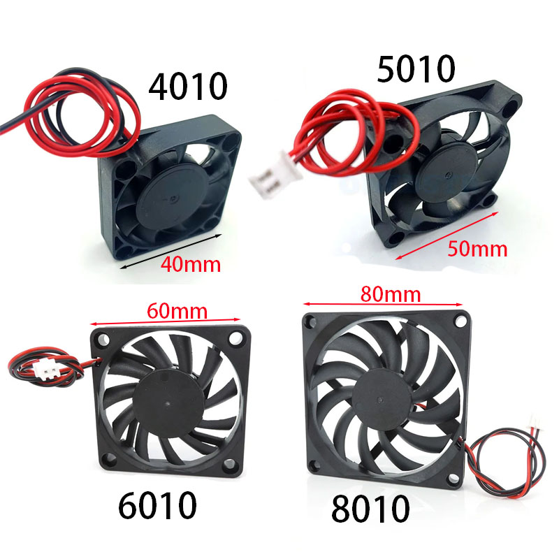 5V 12V 24V Cooling Fan 4010 50 - đánh giá và giá 3D Printer Extruder