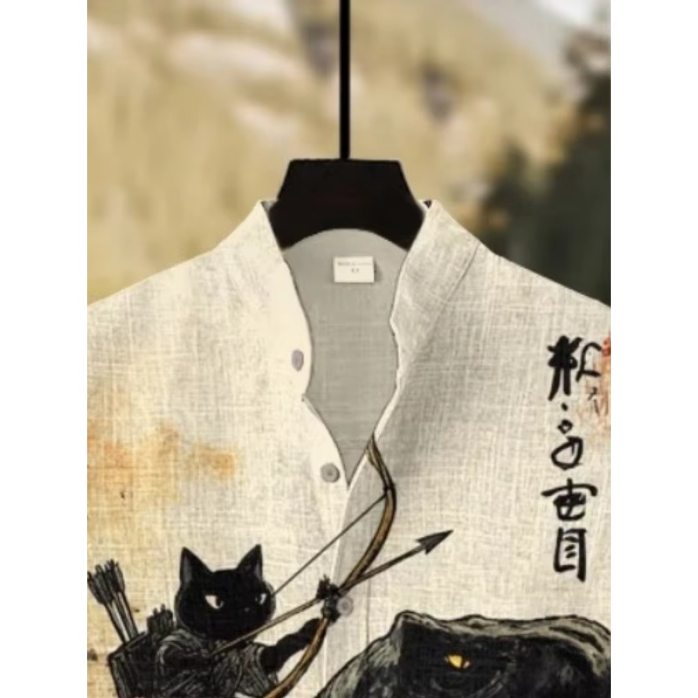 Men's Shirt Cartoon Cat Dinosa - đánh giá và giá 3D Printing Cancer