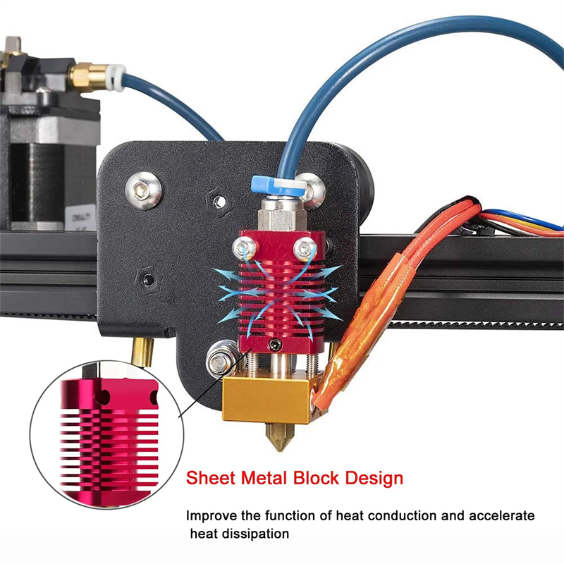 3D Printer Ender 3 Metal J-Hea - đánh giá và giá Creality Printer K1