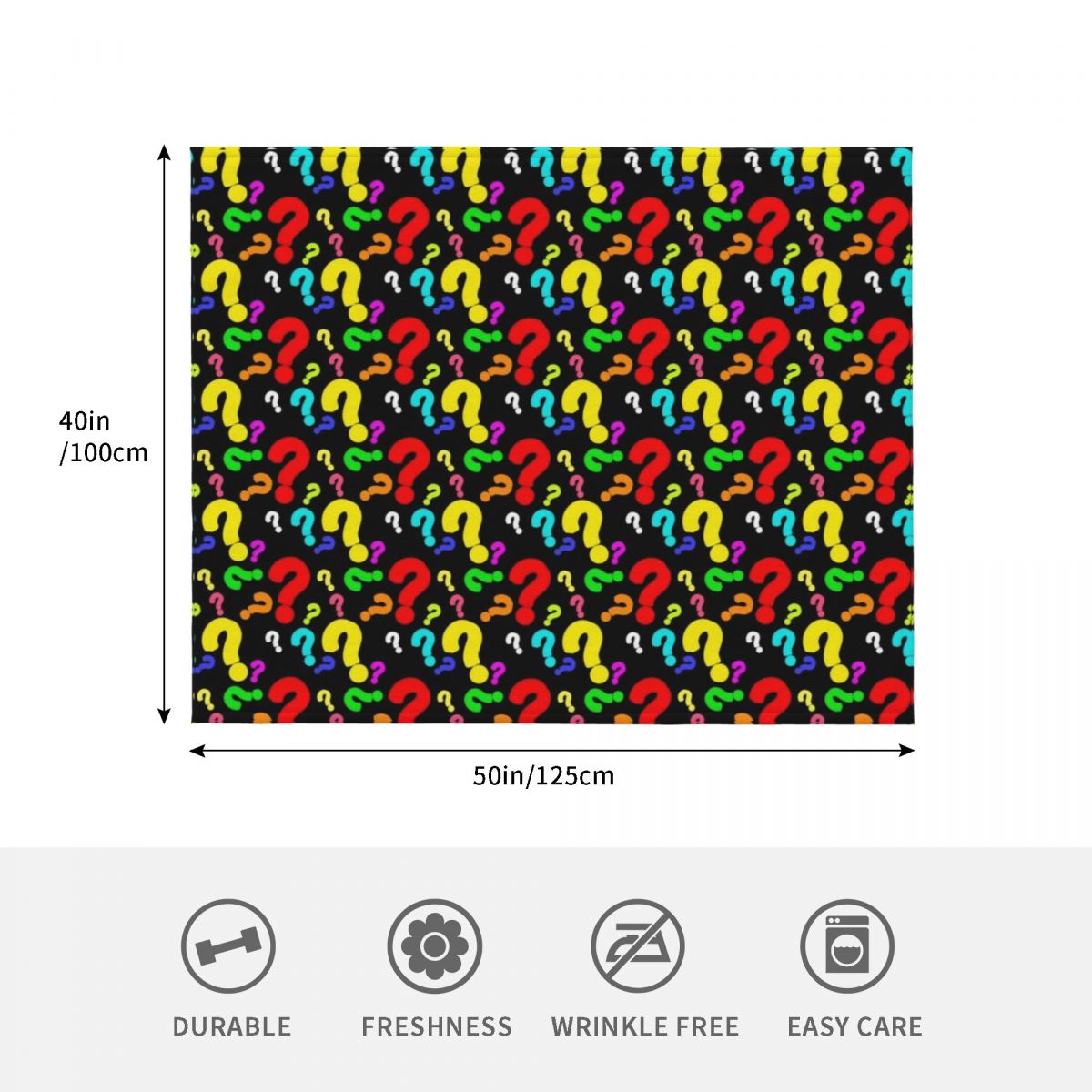 Colorful Question Mark Pattern - đánh giá và giá 3D Printing Questions