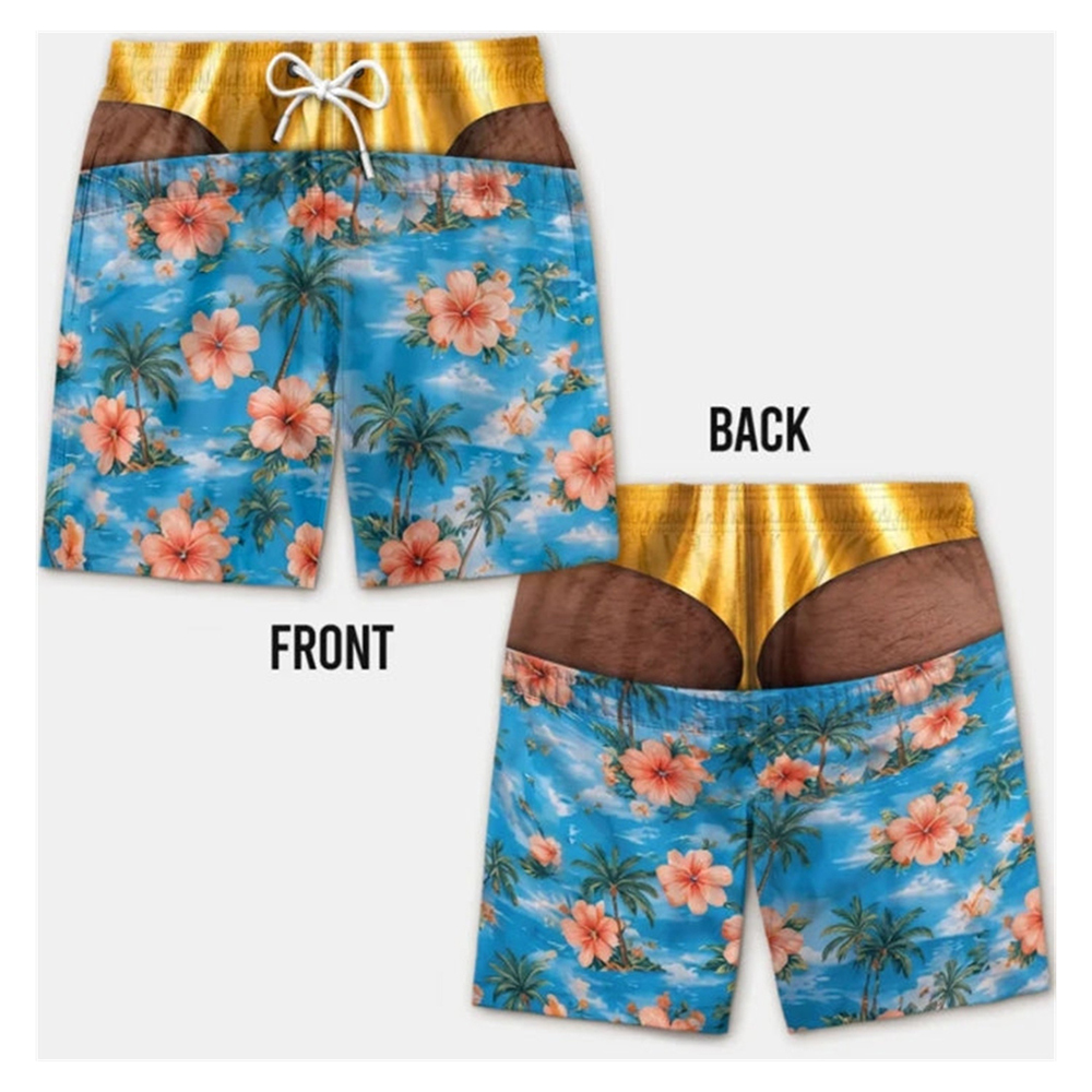Fun Beach Party Swim Trunks Fo - đánh giá và giá 3D Printing Viral