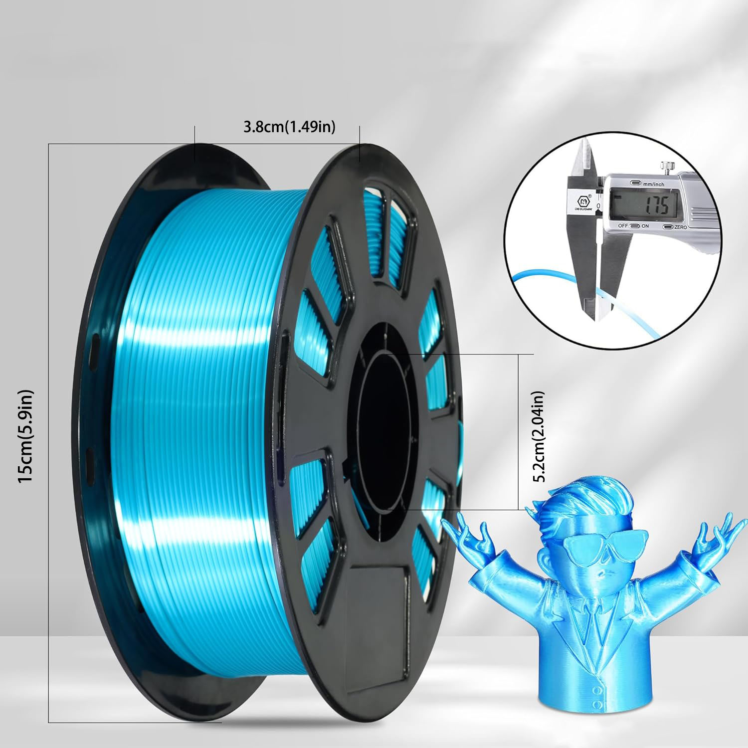 Silk PLA 3D Printer Filament 1 - đánh giá và giá 3D Printing Fdm