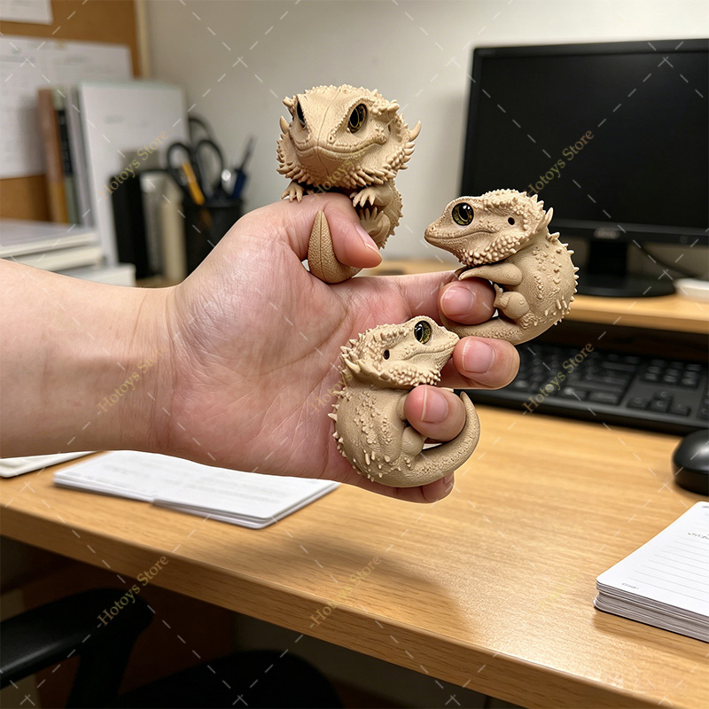 3D Printed Finger Lizard Figur - đánh giá và giá 3D Printing Lizard