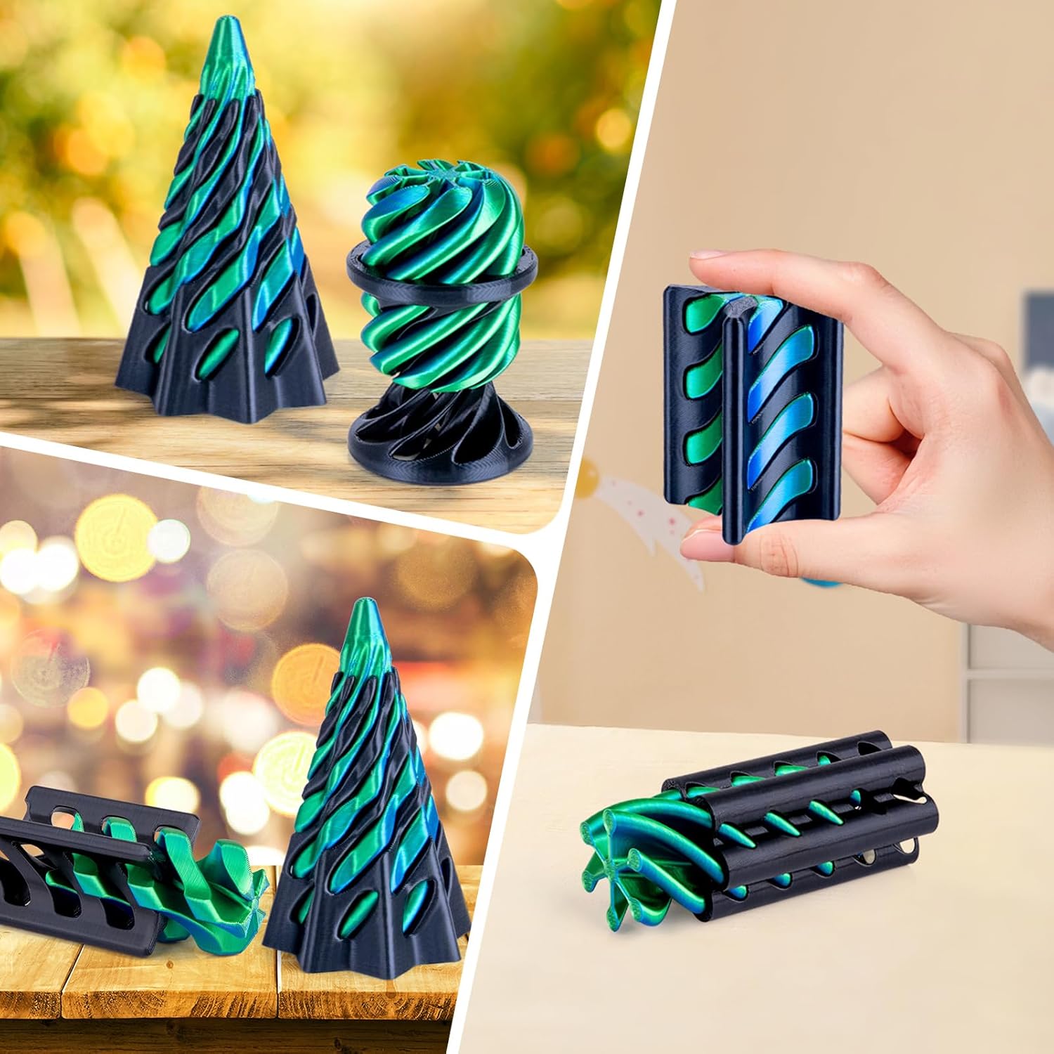 4 Pack 3D Printed Impossible C - đánh giá và giá 3D Printing Table