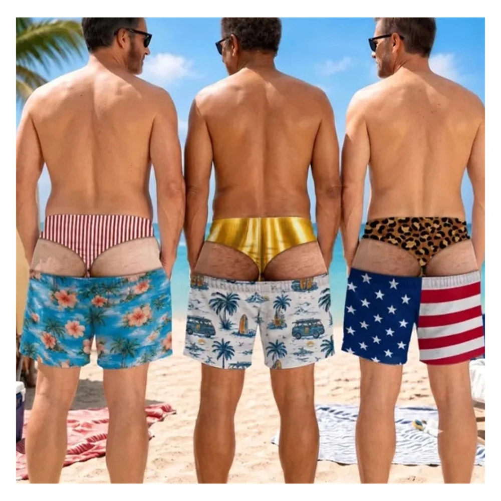 Fun Beach Party Swim Trunks Fo - đánh giá và giá 3D Printing Viral