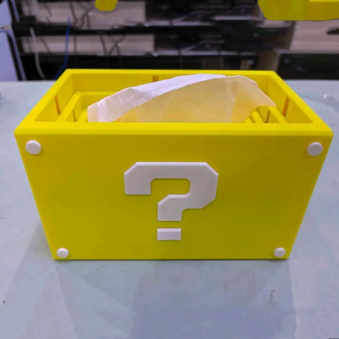 3D Printed Question Tissue Box - đánh giá và giá 3D Printing Questions