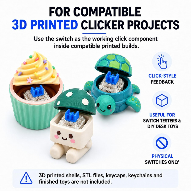 60PCS Blue Mechanical Keyboard - đánh giá và giá 3D Print Removal Tool