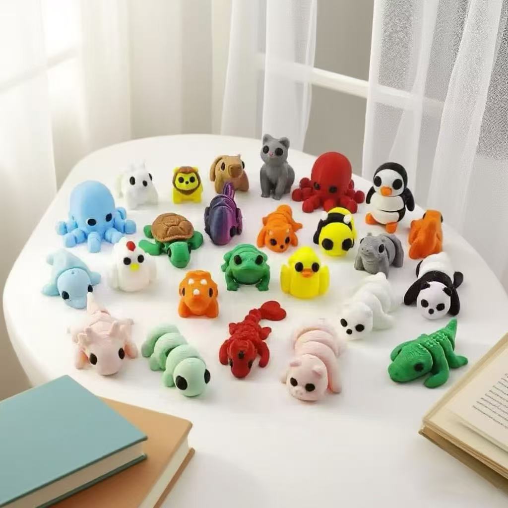 10-50Pcs 3D Printed Colorful M - đánh giá và giá 3D Printing Lizard