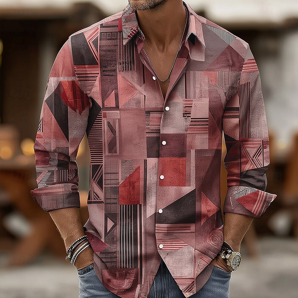 New Men's Geometric Color Bloc - đánh giá và giá 3D Printing Cancer
