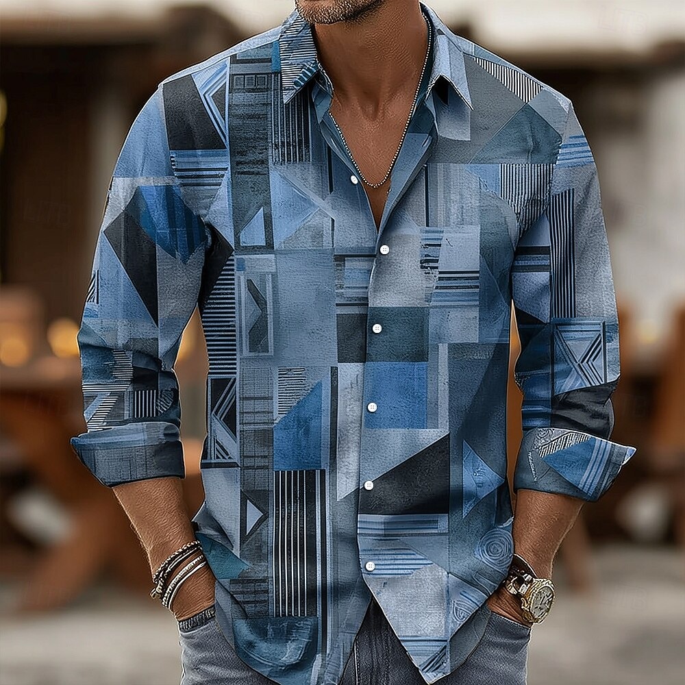 New Men's Geometric Color Bloc - đánh giá và giá 3D Printing Cancer