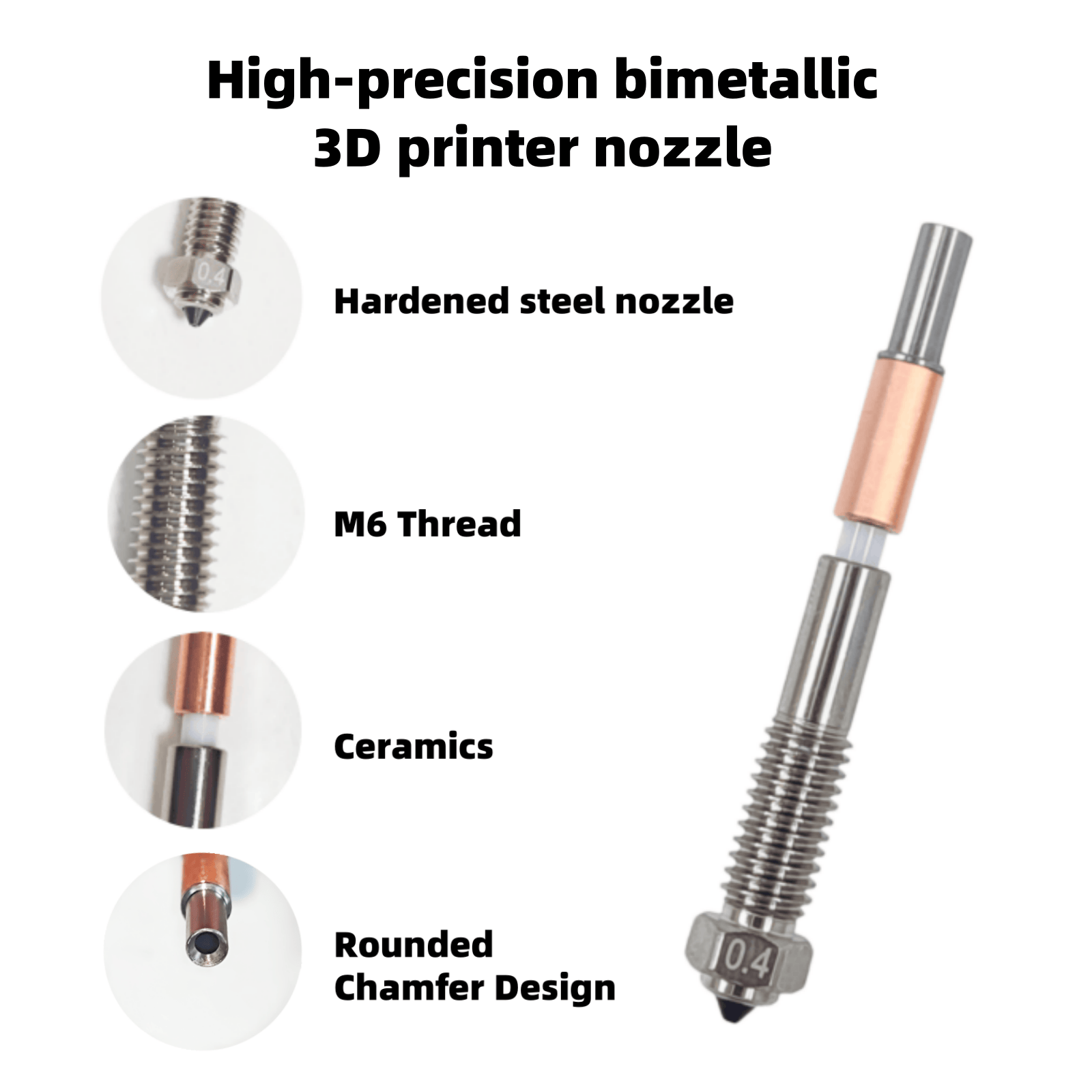 Bimetal Nozzle For QIDI Plus 4 - đánh giá và giá 3D Print Removal Tool