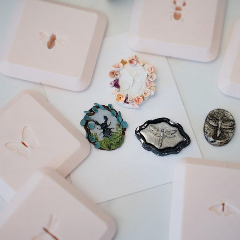 3D Insect Pattern Mold Summer  - đánh giá và giá 3D Printing Earrings