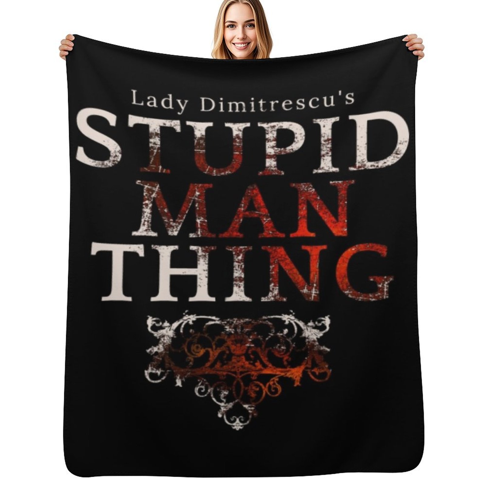 Stupid Man Thing Throw Blanket - đánh giá và giá 3D Printing Useful Things