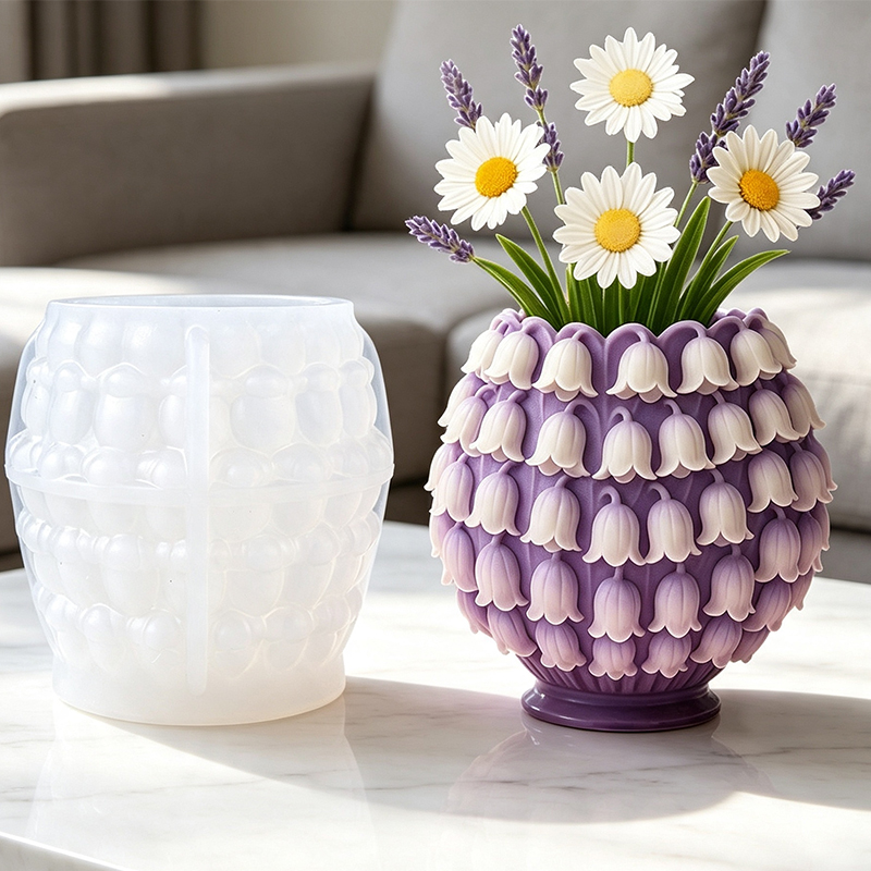 3D Lily of the Valley Vase Sil - đánh giá và giá 3D Printing Vase