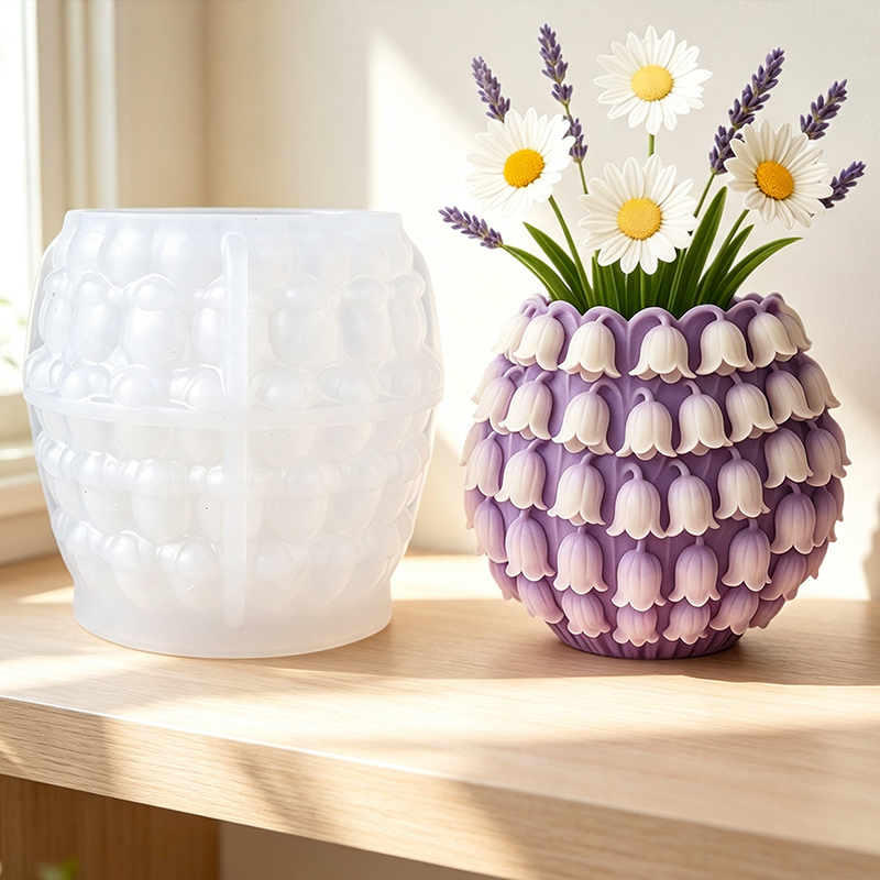 3D Lily of the Valley Vase Sil - đánh giá và giá 3D Printing Vase