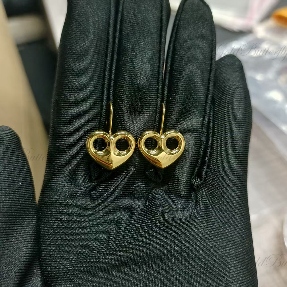 GoldButterfly Custom Heart Ear - đánh giá và giá 3D Printing Earrings