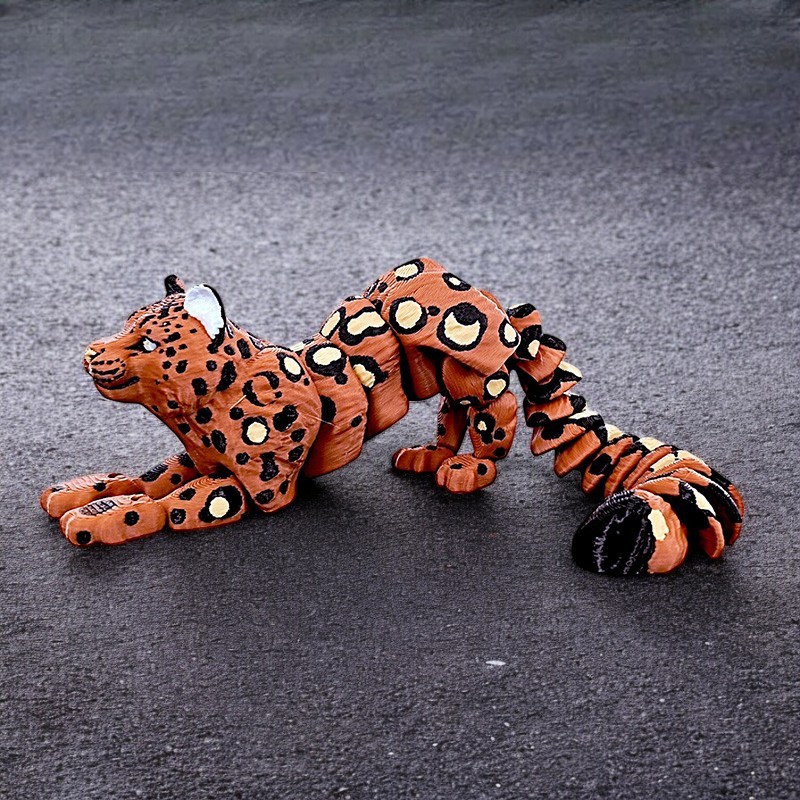 3D Printed Snow Leopard Model  - đánh giá và giá 3D Printing Lizard