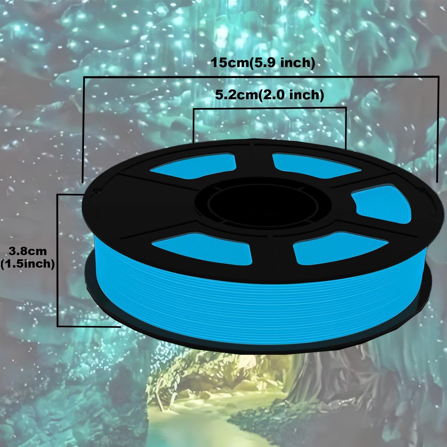 Glow in The Dark PLA 3D Printe - đánh giá và giá 3D Printing Fdm