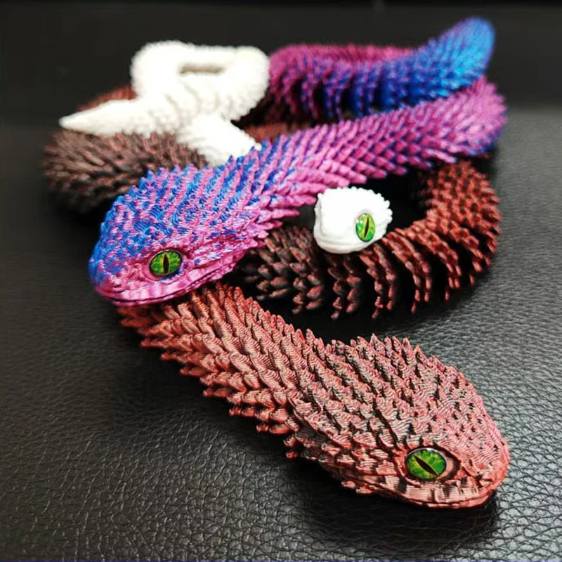 3D Printed Snake Movable Joint - đánh giá và giá 3D Printing Figure