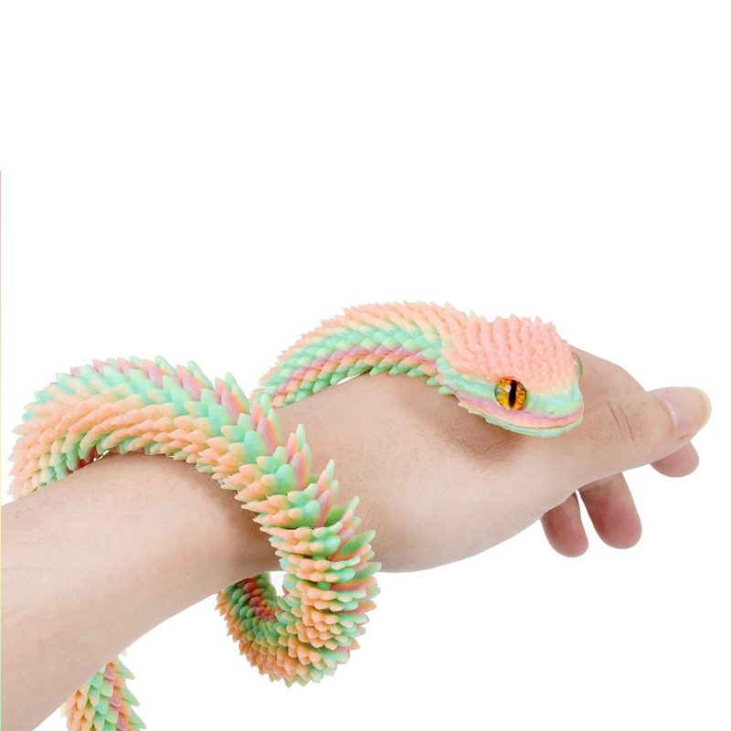 3D Printed Snake Movable Joint - đánh giá và giá 3D Printing Figure