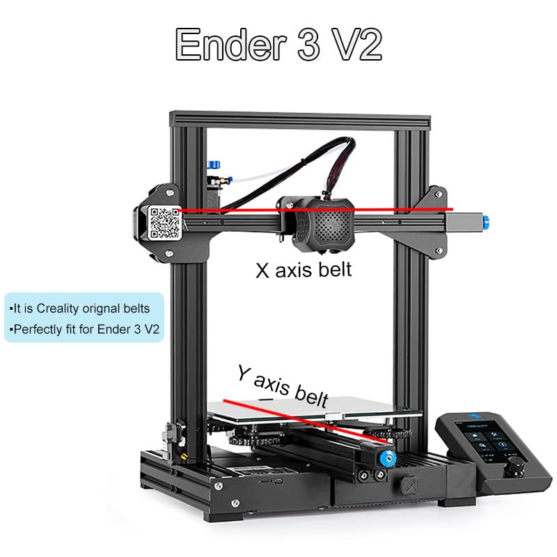 Creality Ender 3 V2 Belts XY S - đánh giá và giá 3D Printing X Axis