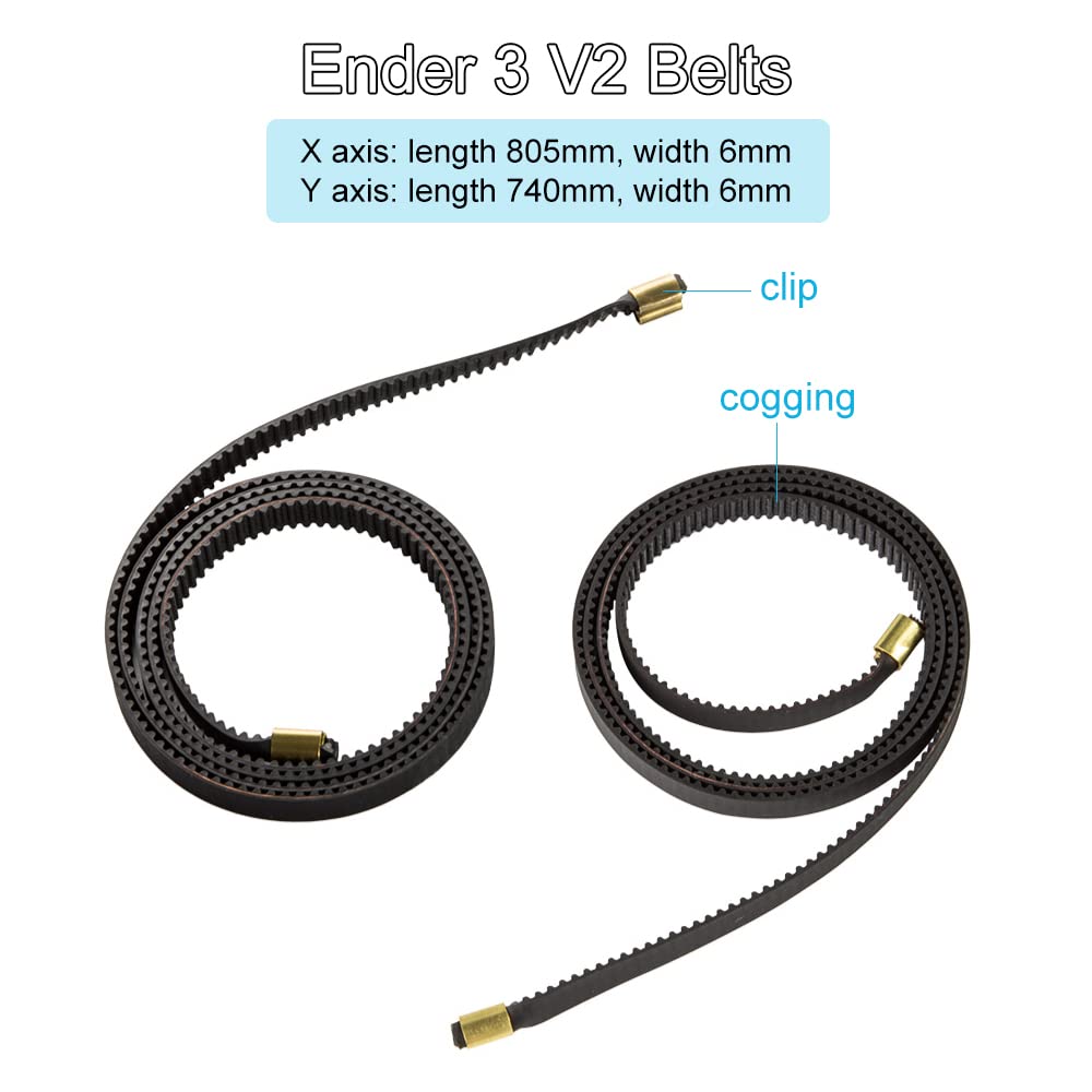 Creality Ender 3 V2 Belts XY S - đánh giá và giá 3D Printing X Axis