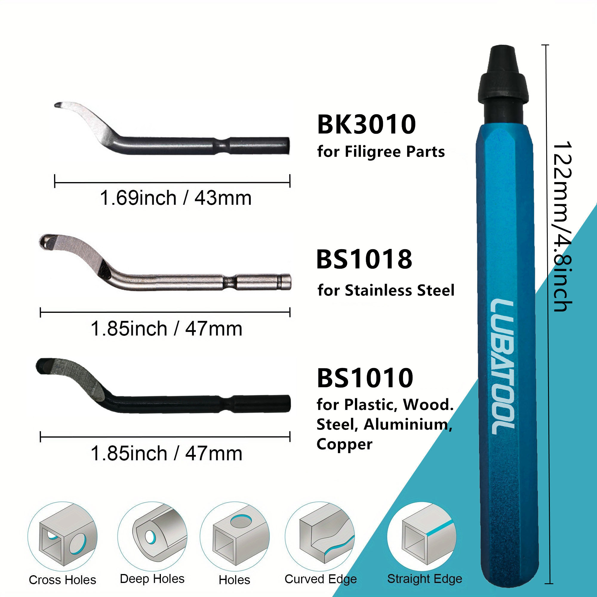 LUBATOOL Deburring Tool with 1 - đánh giá và giá 3D Print Removal Tool