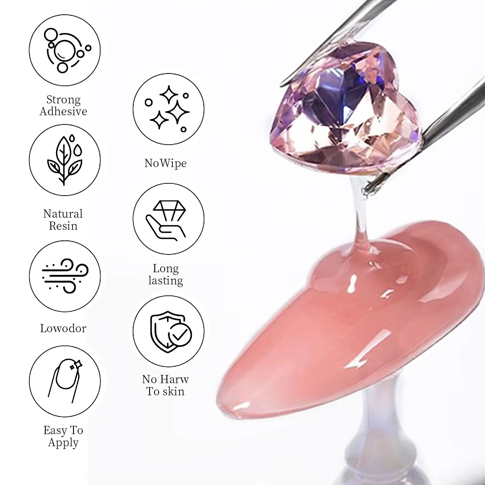 Nail Rhinestone Glue Gel for D - đánh giá và giá 3D Printing Jewellery