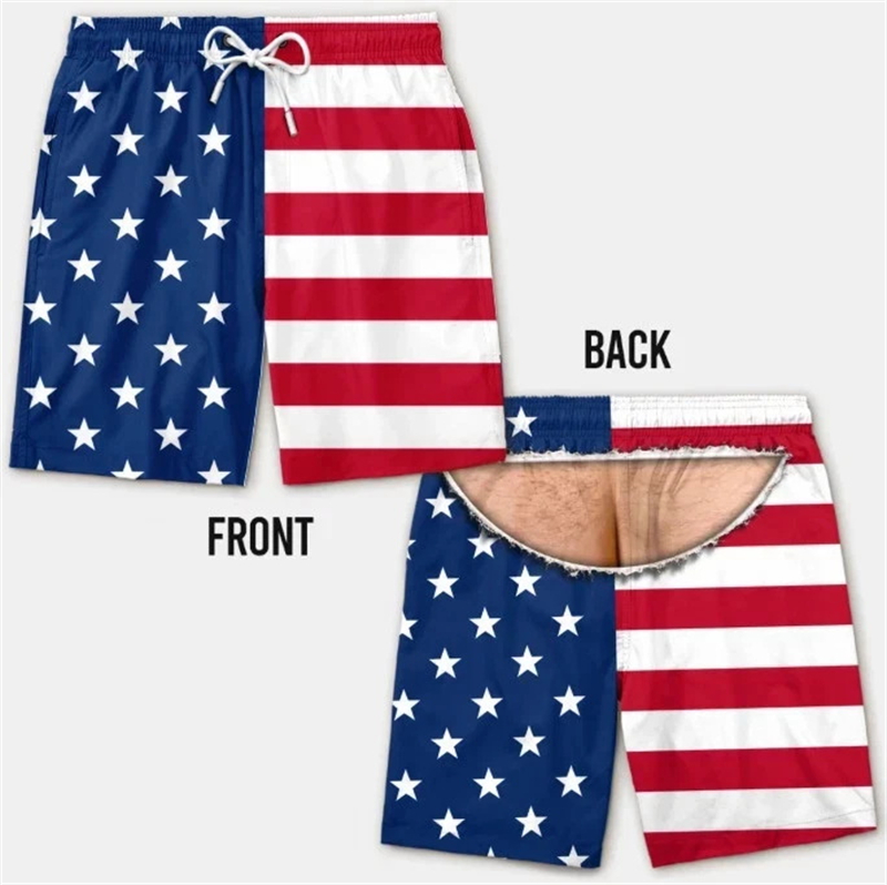 Fun Beach Swim Trunks Men 3D P - đánh giá và giá 3D Printing Viral