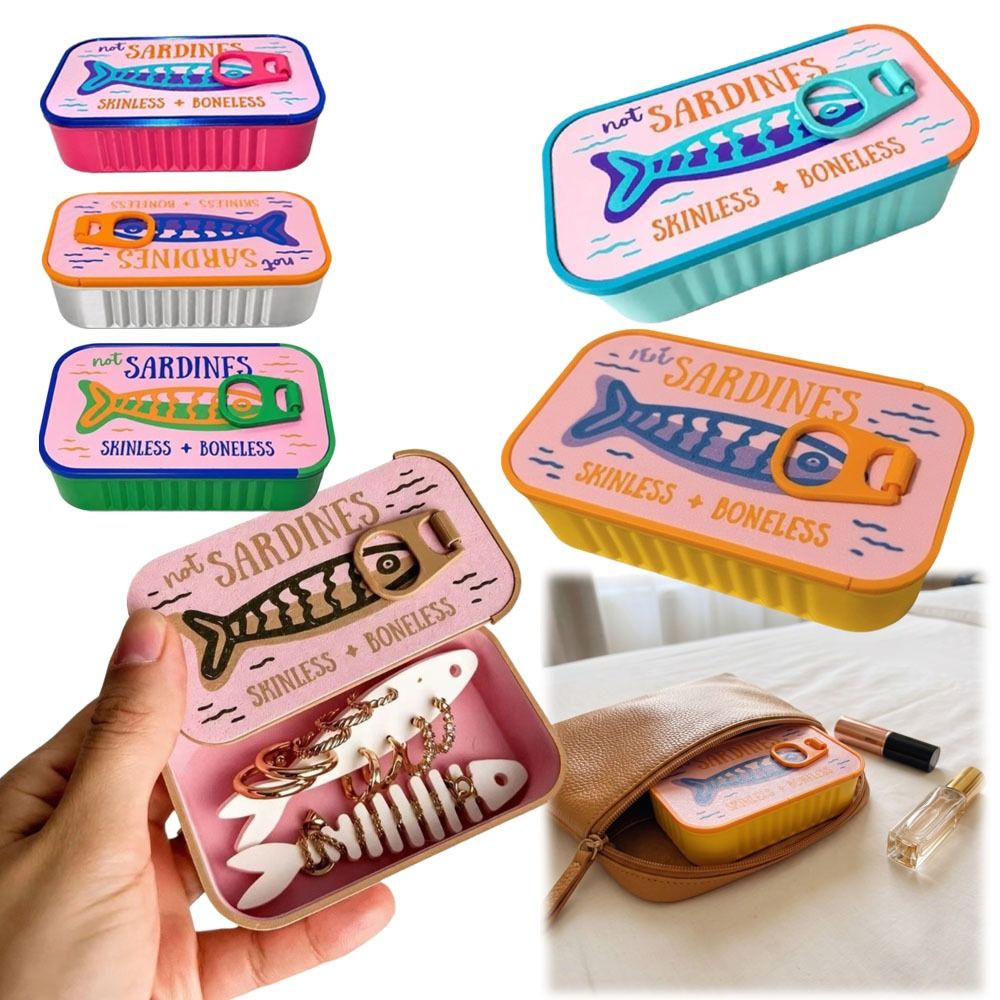 3D Printed Sardine Tin Jewelry - đánh giá và giá 3D Printing Jewellery