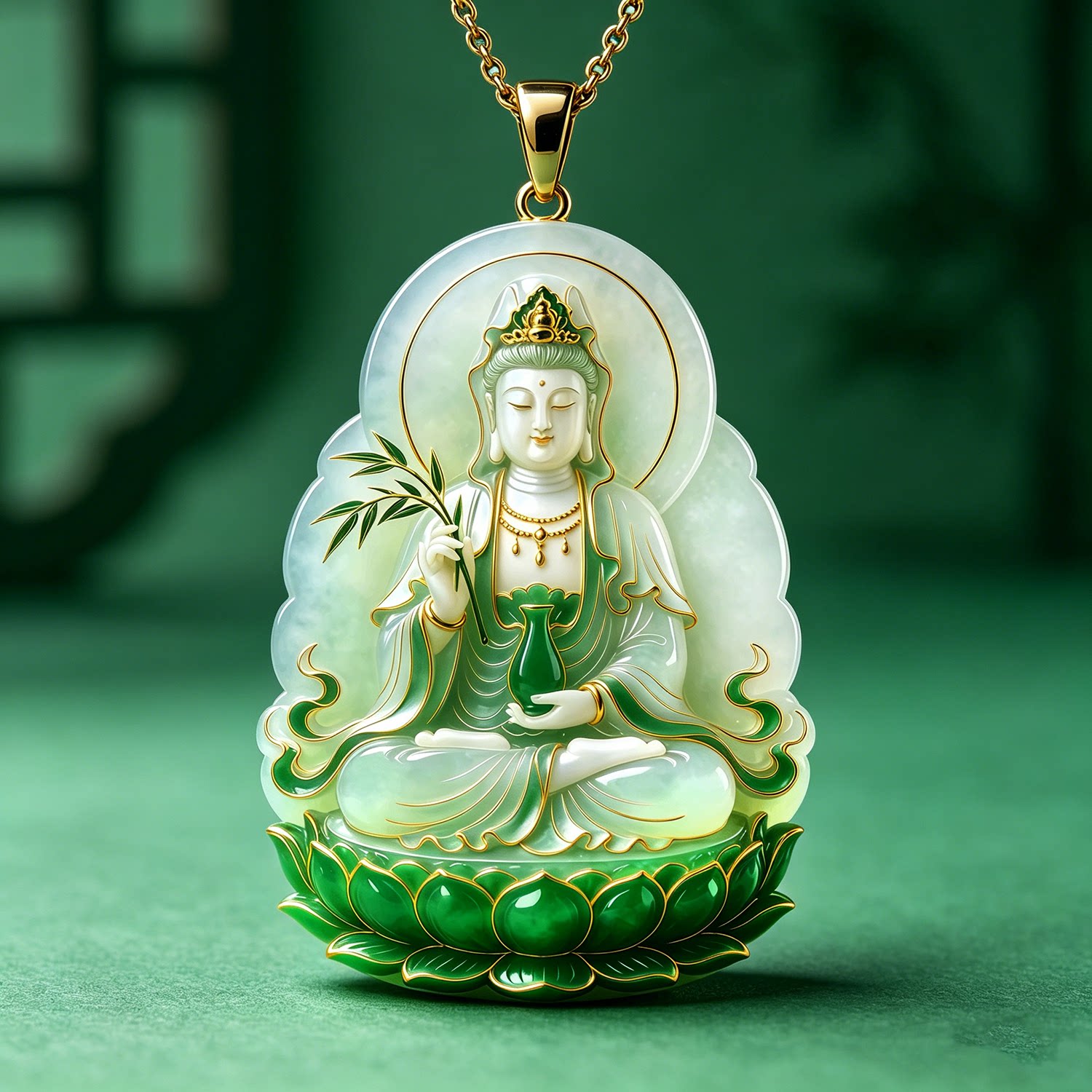 3D Embossed Guanyin Bodhisattv - đánh giá và giá 3D Printing Jewellery