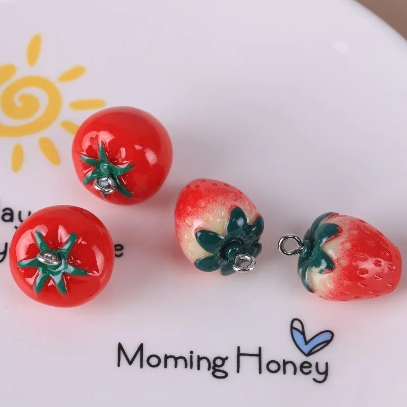 10 Pieces Realistic 3D Strawbe - đánh giá và giá 3D Printing Earrings