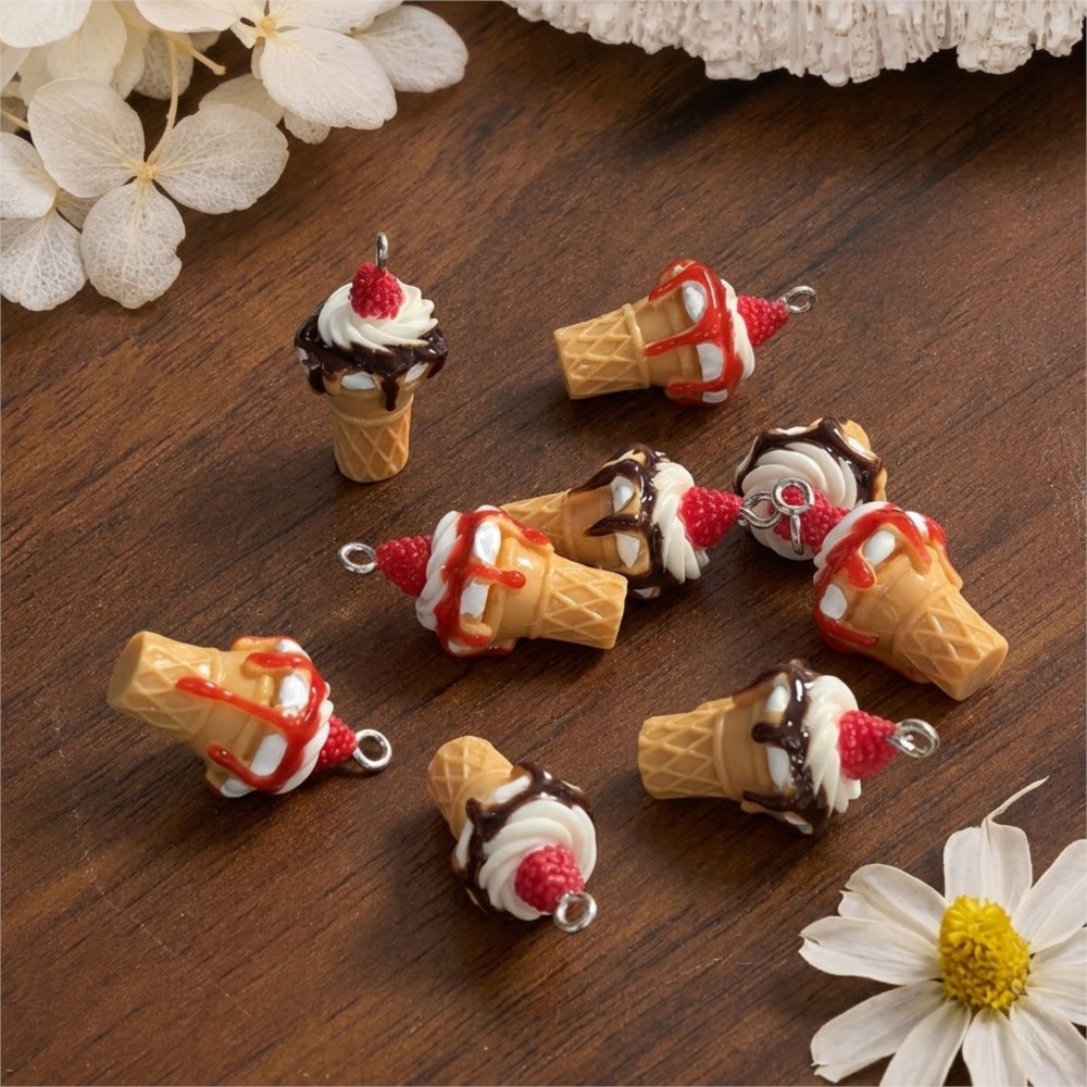 10Pcs Cute 3D Simulation Food  - đánh giá và giá 3D Printing Earrings